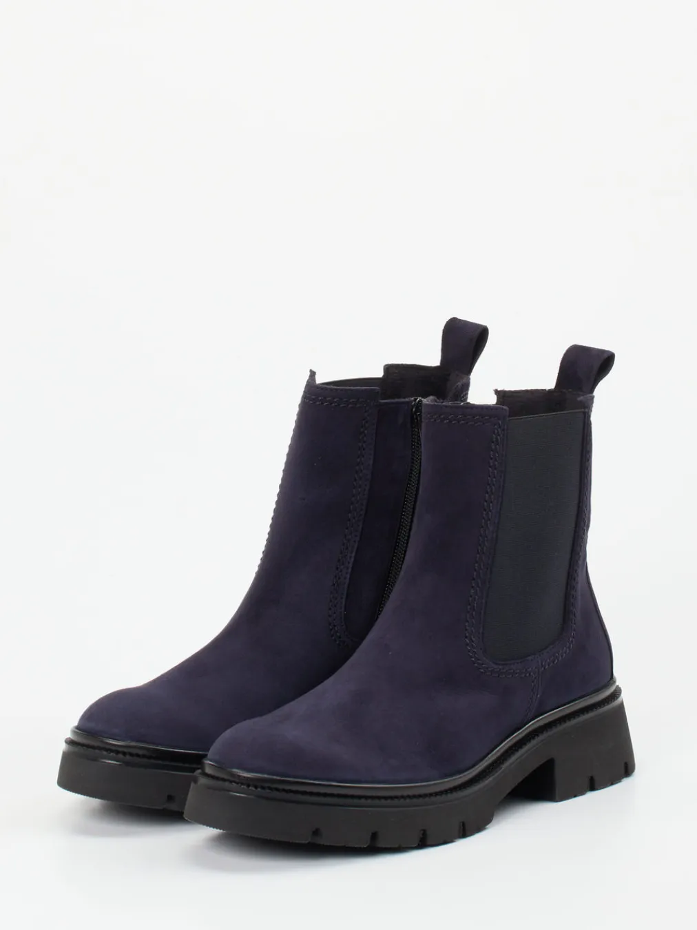 – Chelsea Boots aus Veloursleder Dunkelviolett-Gabor Hot