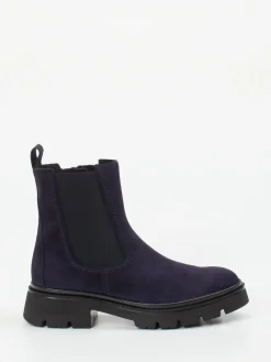– Chelsea Boots aus Veloursleder Dunkelviolett-Gabor Hot