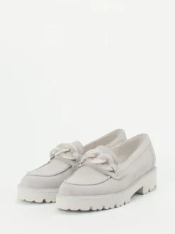 – Chunky Loafer aus Veloursleder hell-Gabor Hot