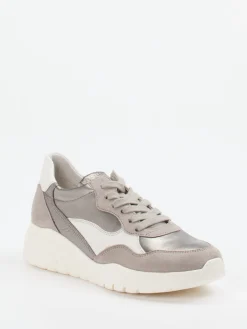 – Chunky Sneaker aus Kalbleder Silbermetallic-Gabor Discount