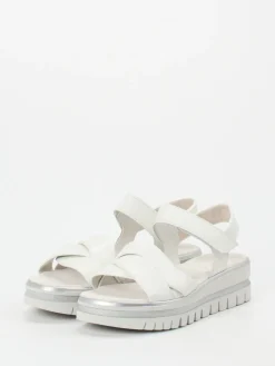 – Keilsandalette aus Lammleder Offwhite-Gabor Discount