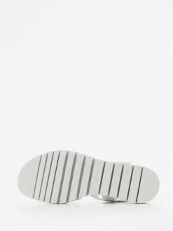 – Keilsandalette aus Lammleder Offwhite-Gabor Discount