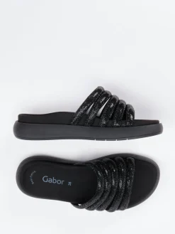 – Pantolette aus Metallicleder-Gabor Discount