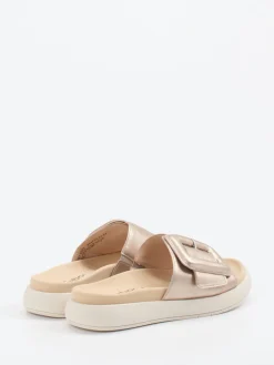 – Pantolette aus Metallicleder farben-Gabor Discount