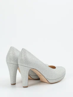 – Plateaupumps aus Metallicleder-Gabor Online