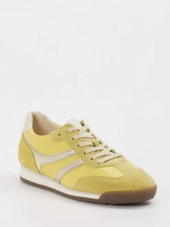 – Retro-Sneaker aus Veloursleder Pastell-Gabor Online