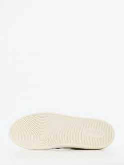 – Sneaker aus Veloursleder und Kalbleder cremeweiß-Gabor New