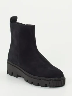 – Stiefeletten aus Veloursleder tiefschwarz-Gabor Discount