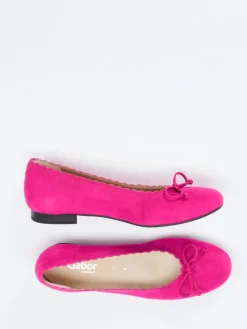 – Ballerinas aus Veloursleder-Gabor Comfort Clearance