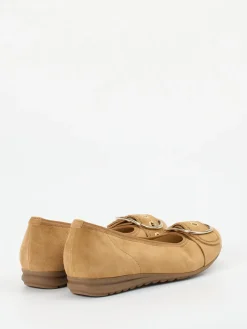 – Ballerinas aus Veloursleder hell-Gabor Comfort Online