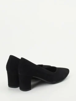 – Blockabsatz-Pumps aus Veloursleder-Gabor Comfort Best