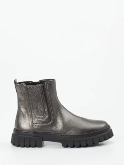 – Chelsea Boots aus Metallicleder anthrazit-Gabor Comfort Outlet