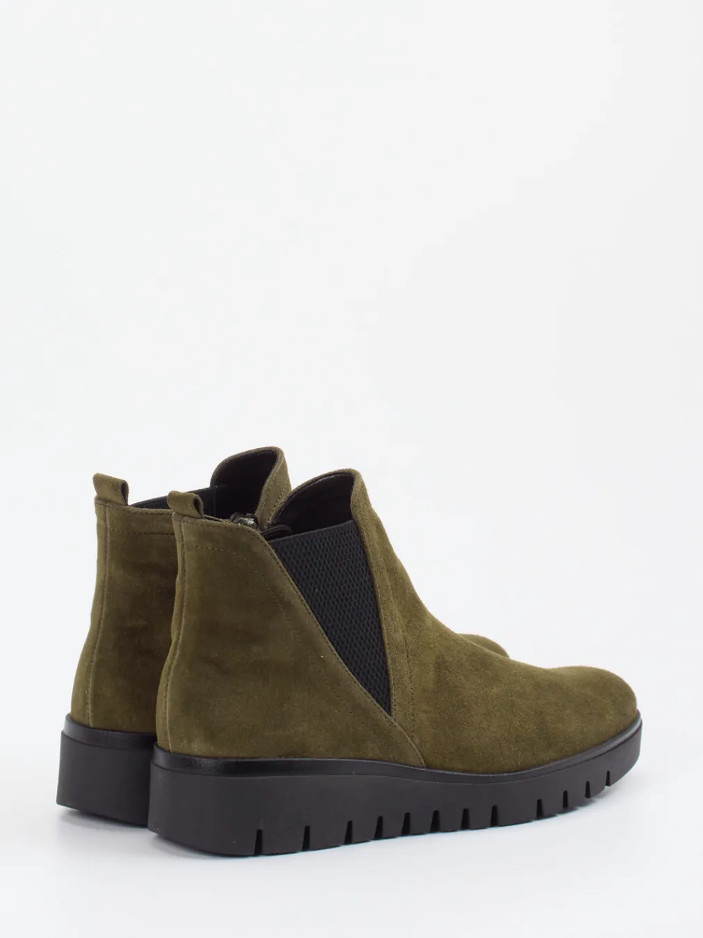 – Chelsea Boots aus Veloursleder oliv-Gabor Comfort Sale