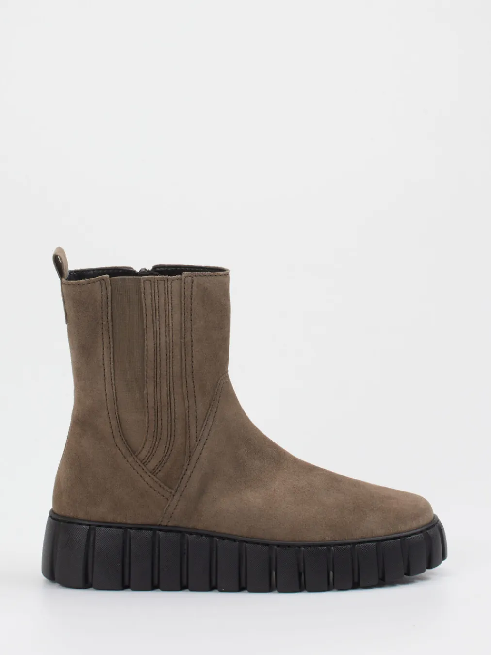 – Chelsea Boots aus Veloursleder Taupe-Gabor Comfort Discount