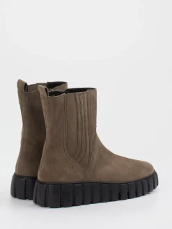 – Chelsea Boots aus Veloursleder Taupe-Gabor Comfort Discount