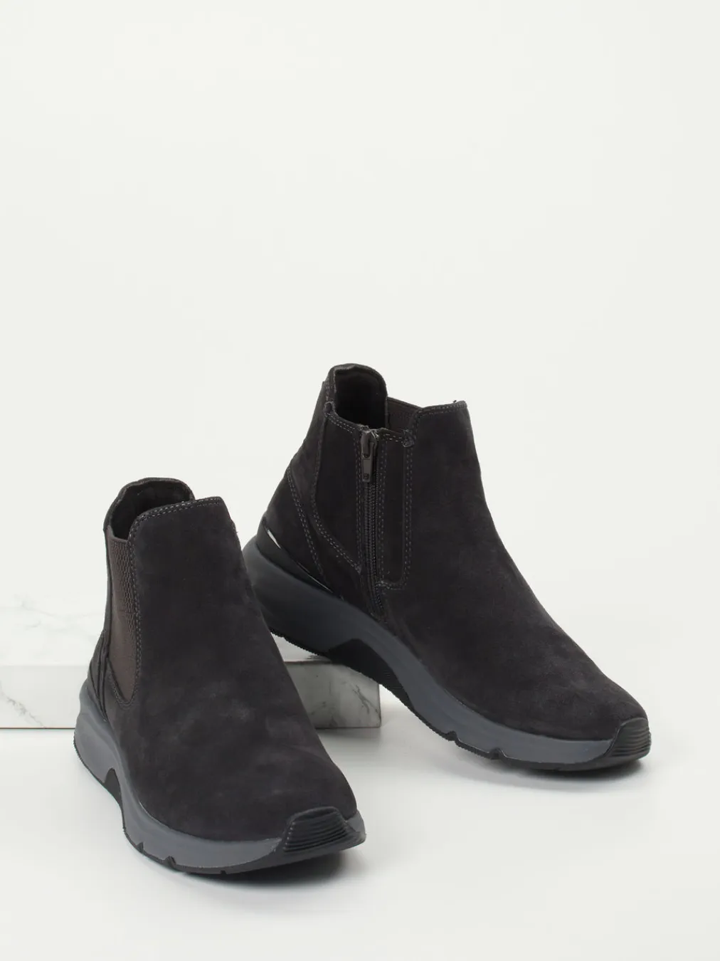 – Chelsea-Stiefelette aus Veloursleder-Gabor Comfort Sale