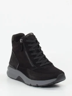 – High-Top Sneaker aus Veloursleder-Gabor Comfort