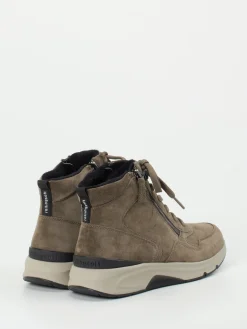 – High-Top-Sneaker aus Veloursleder Taupe-Gabor Comfort New