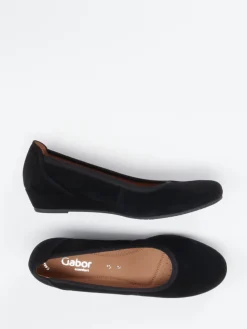 – Keilballerinas aus Veloursleder-Gabor Comfort Sale