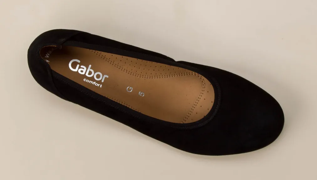 – Keilballerinas aus Veloursleder-Gabor Comfort Sale