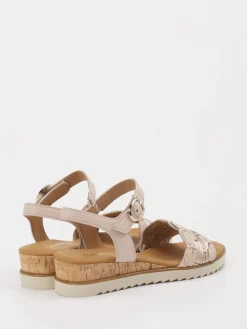 – Keilsandalette aus Kalbleder rosé-Gabor Comfort Hot