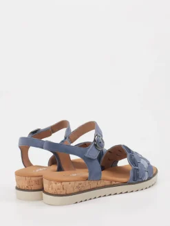 – Keilsandaletten aus Veloursleder-Gabor Comfort