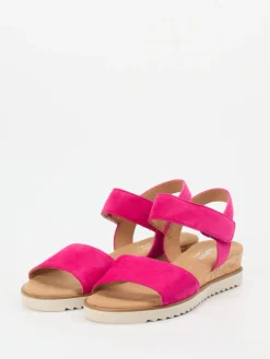 – Keilsandalette aus Veloursleder-Gabor Comfort