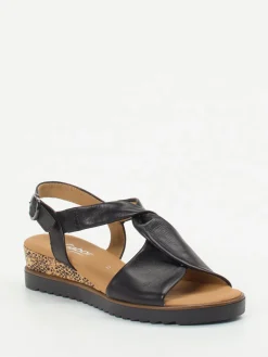 – Keilsandalette aus Kalbleder-Gabor Comfort Outlet