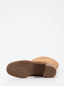 – Kniestiefel aus Veloursleder cognac-Gabor Comfort Best