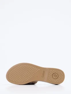 – Pantolette aus geprägtem Leder-Gabor Comfort Hot