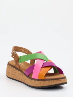 – Plateau-Sandale aus Kalbleder color-Gabor Comfort Best