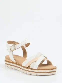 – Sandalen aus Kalbleder Beige-Gabor Comfort Discount