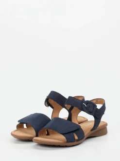 – Sandalen aus Nubukleder dunkel-Gabor Comfort Outlet