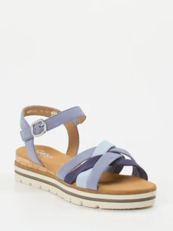 – Sandalette aus Nubukleder in Pastell-Gabor Comfort Clearance