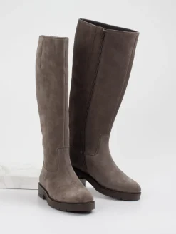 – Stiefel aus Veloursleder taupefarben-Gabor Comfort Outlet