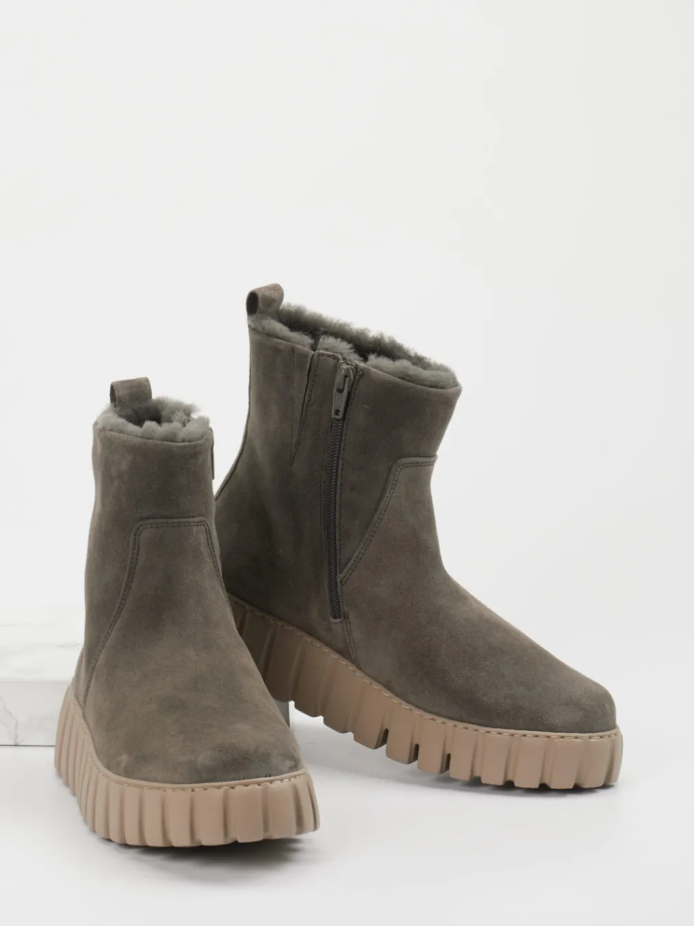 – Stiefeletten aus Veloursleder-Gabor Comfort Outlet