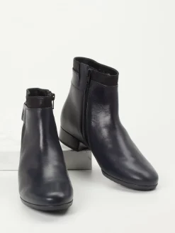 – Stiefelette aus Kalbleder dunkel-Gabor Comfort Best