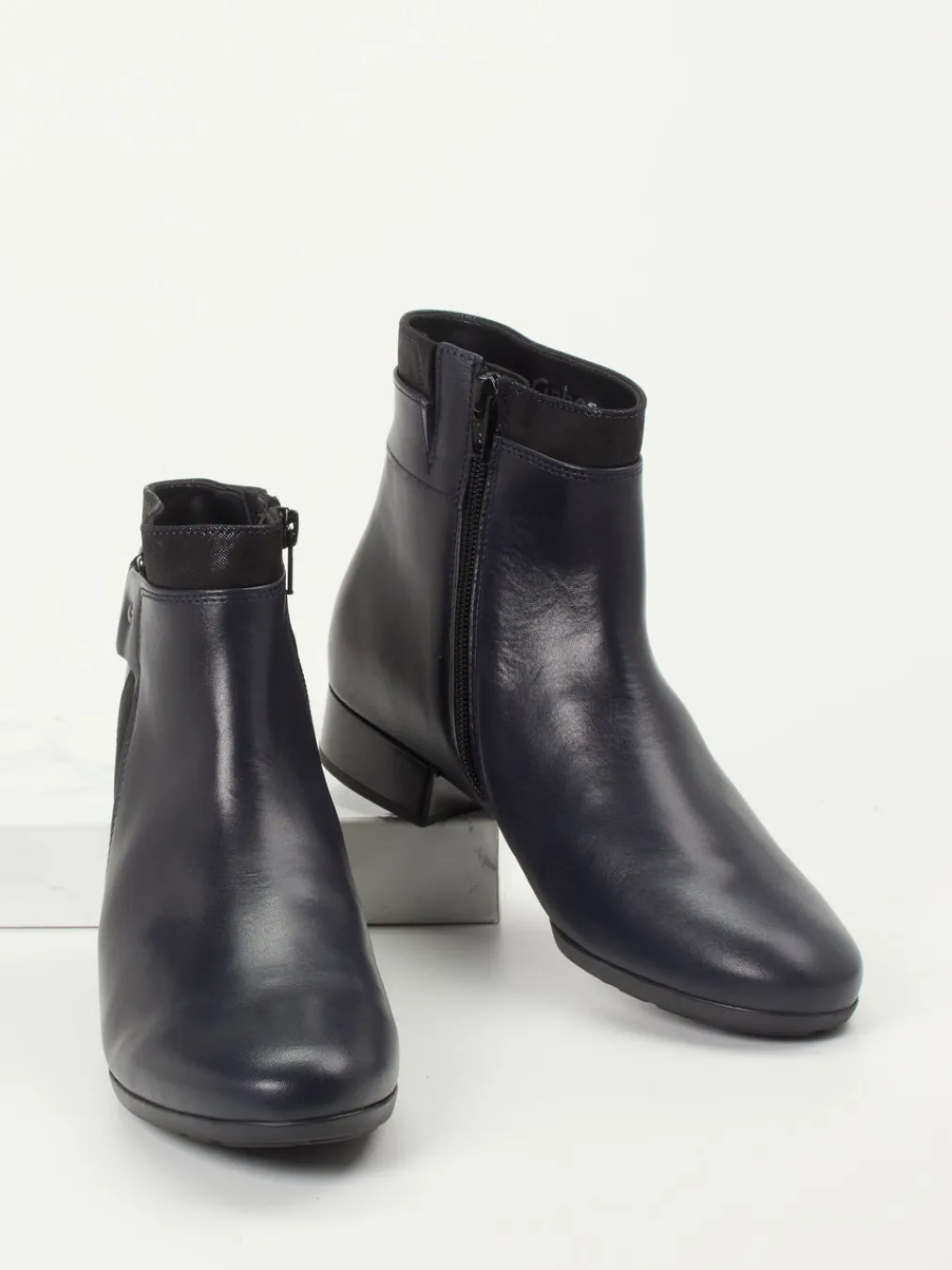 – Stiefelette aus Kalbleder dunkel-Gabor Comfort Best