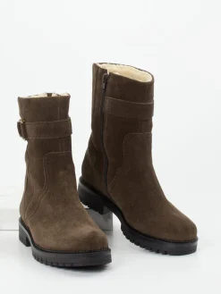 – Stiefeletten aus Veloursleder mokka-Gabor Comfort New