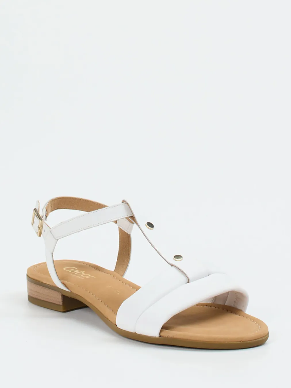 – T-Steg-Sandale aus Kalbleder-Gabor Comfort Clearance