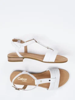 – T-Steg-Sandale aus Kalbleder-Gabor Comfort Clearance