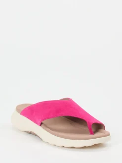 – Zehentrenner aus Veloursleder-Gabor Comfort Online