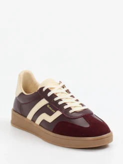 – Retro-Sneaker aus Velour/Leder wein-Gant
