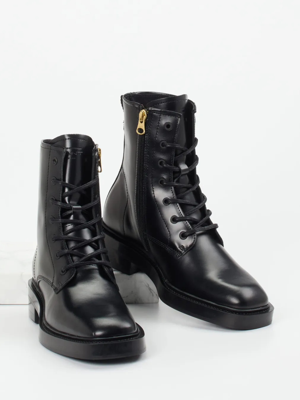 – Schnürstiefelette aus Leder in-Gant Online