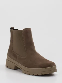 – Chelsea Boots aus Veloursleder taupe-Ganter Outlet