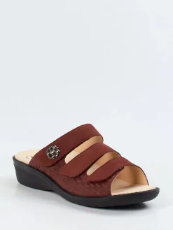 – Komfort-Pantolette aus Nubukleder wein-Ganter Hot