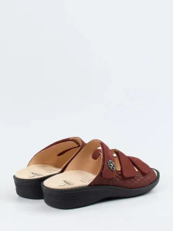 – Komfort-Pantolette aus Nubukleder wein-Ganter Hot