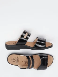 – Komfort-Sandale aus Lackleder-Ganter Clearance