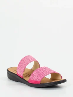 – Komfort-Sandalen aus Textil und Veloursleder-Ganter Hot