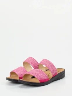 – Komfort-Sandalen aus Textil und Veloursleder-Ganter Hot